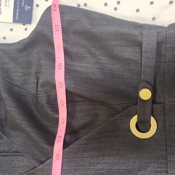 NWT Chaps Sleeveless Dress, Size 6 - Picture 8 of 9